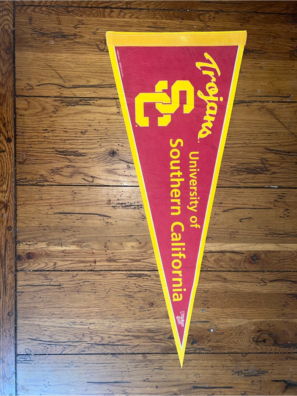 University of Southern California Trojans Red & Gold Felt Pennant